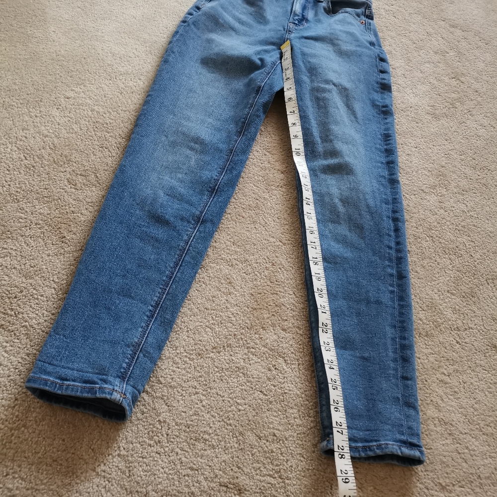 AEO blue high waisted jeans - Picture 7 of 8
